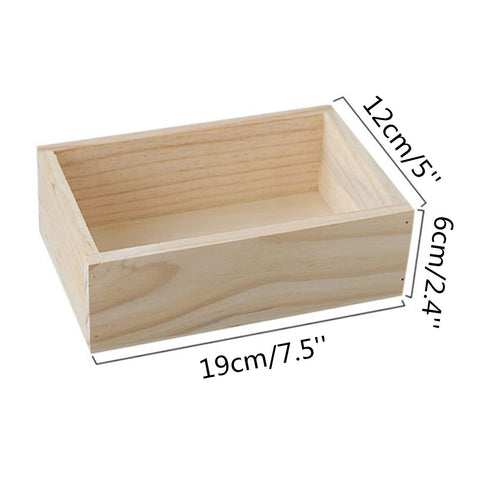 LONG TAO two-piece wooden planter set, ideal rectangle display