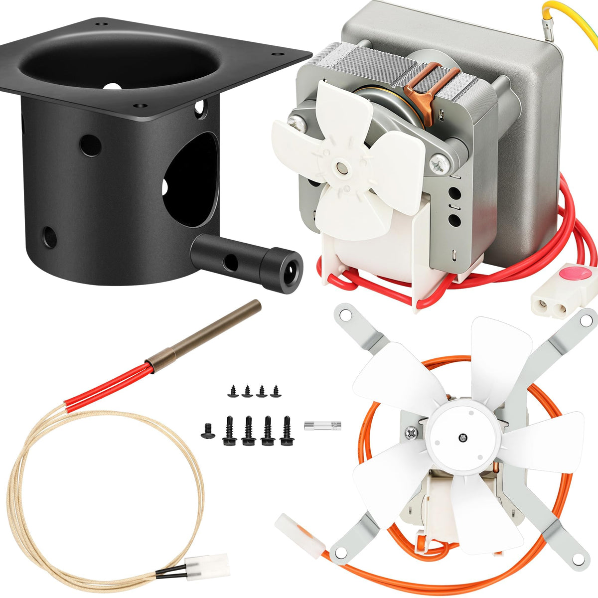 LONGADS auger motor pellet feed in action, ensuring smooth rotation for reliable grilling