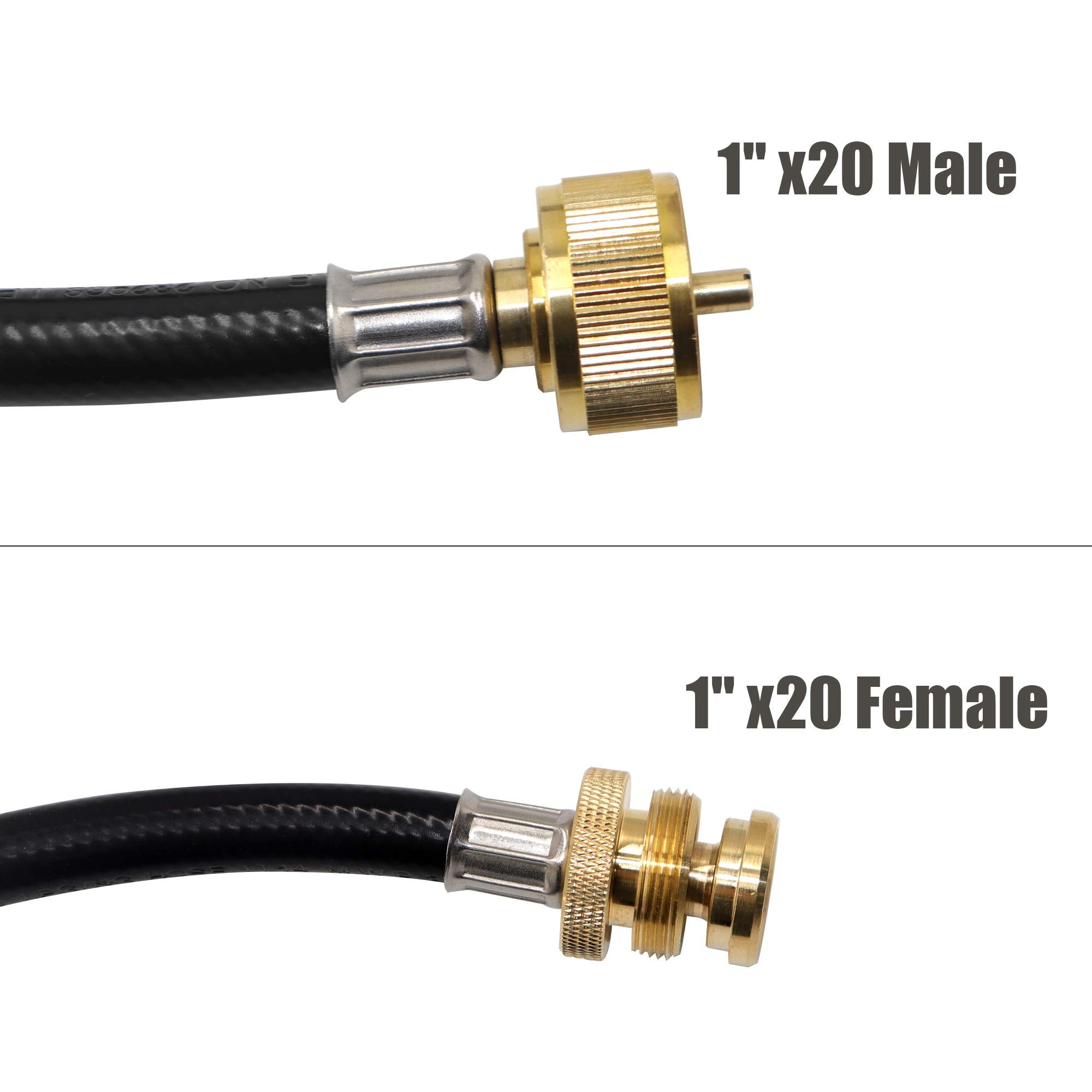LONGADS brass fittings close-up highlighting secure airtight connections