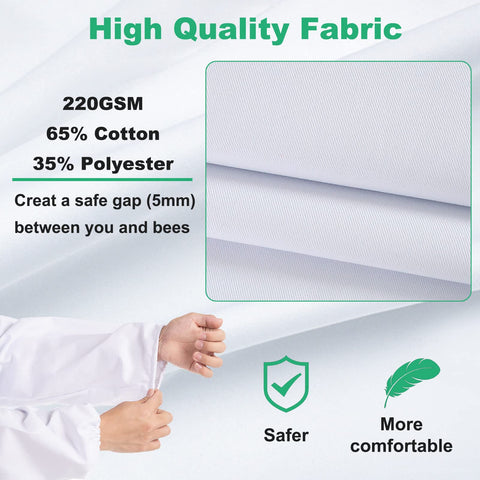 LONGADS detachable veil with mesh opening for clear visibility