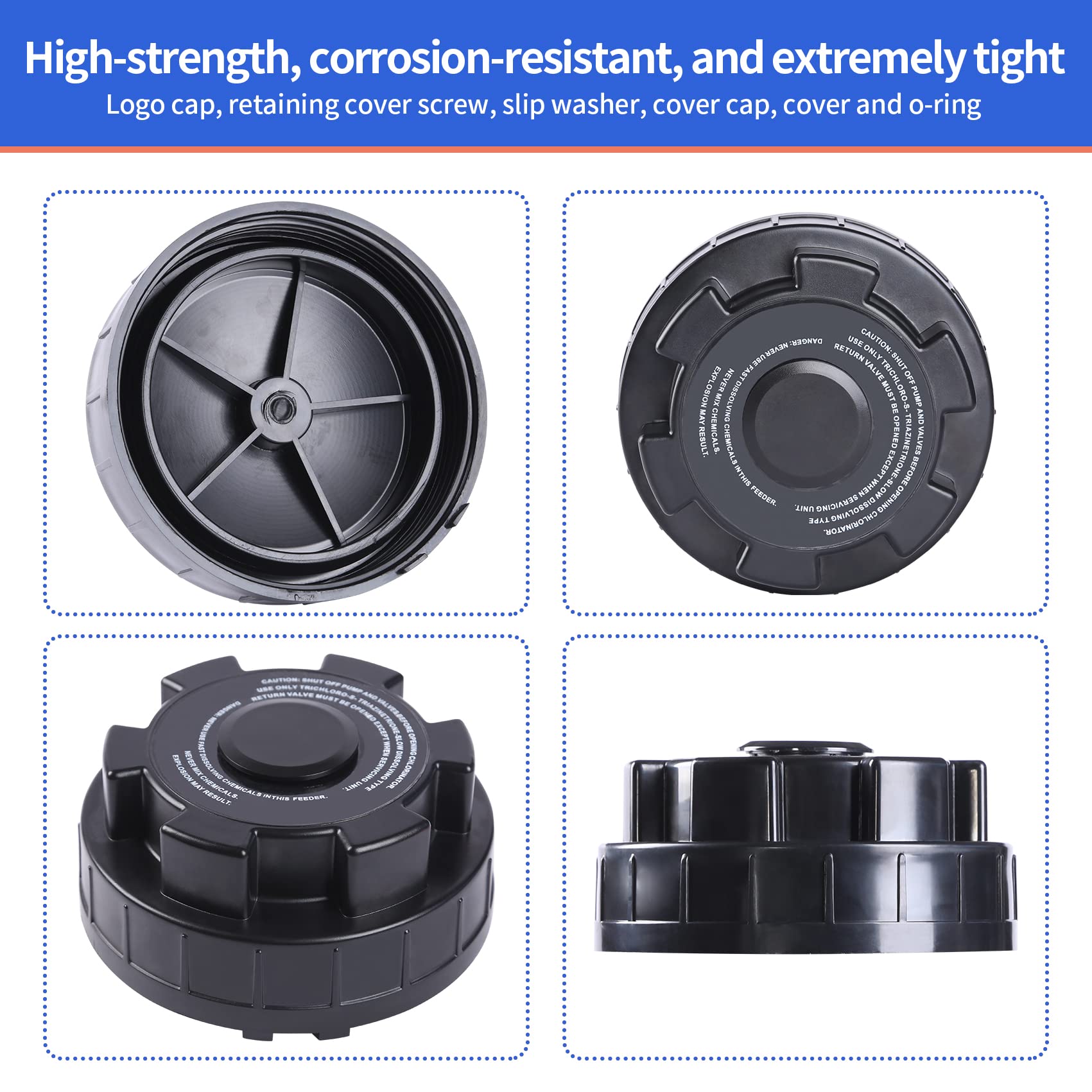 LONGADS Easy-Lok top design enables safe, quick tablet loading.