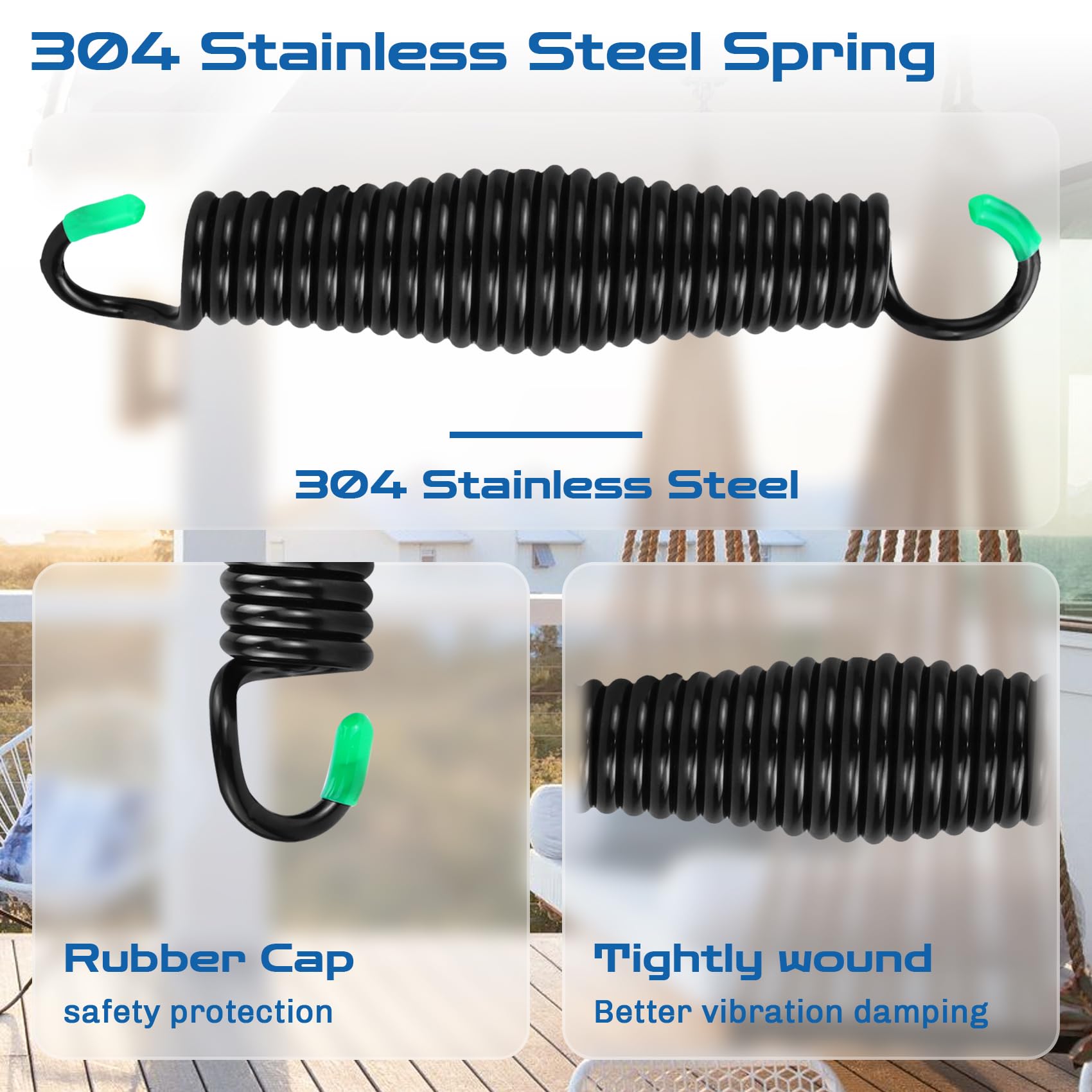 LONGADS two-pack includes rubber tips to protect fingers during installation.
