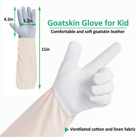 LONGADS elastic cuffs create a snug fit to minimize bee intrusion
