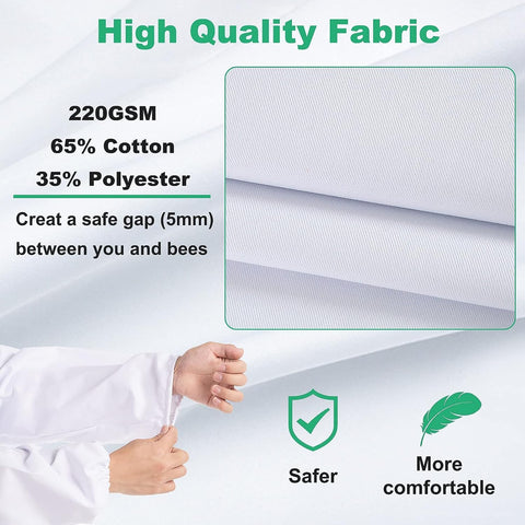 LONGADS goatskin gloves for small hands and flexible bee handling