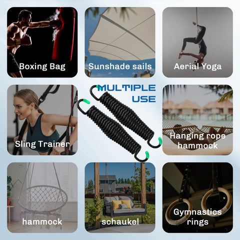LONGADS versatile hanging kit fits hammocks, chairs, lamps, and more.