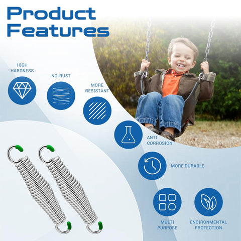 Longads stainless steel springs showing even suspension design