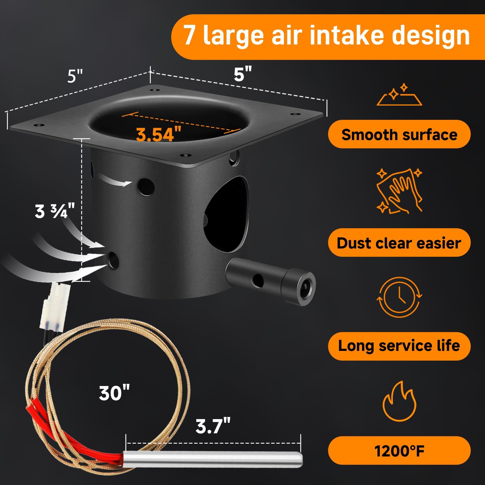 LONGADS Traeger parts replacement set for essential grill maintenance