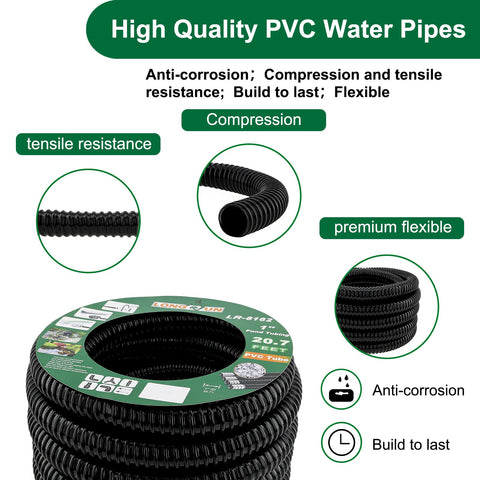 LONGRUN corrugated hose reduces bending strain for smooth flow.