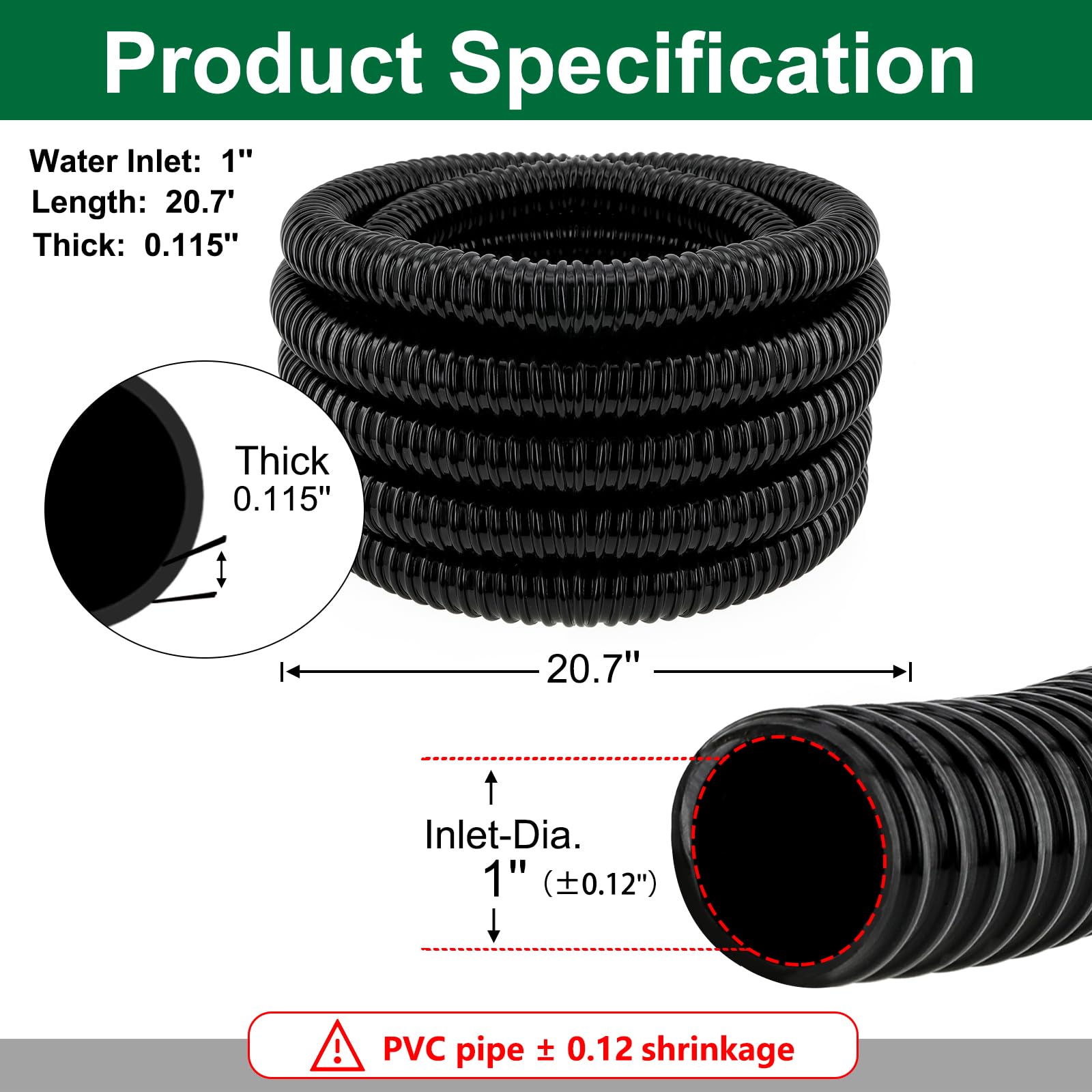 LONGRUN hose clamps and rubber rings kit ensures quick secure connections.