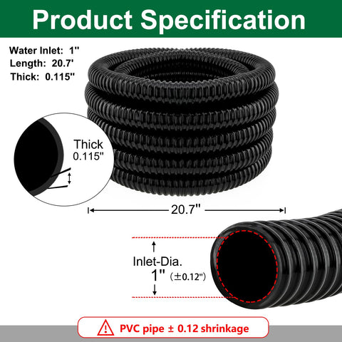 LONGRUN hose clamps and rubber rings kit ensures quick secure connections.
