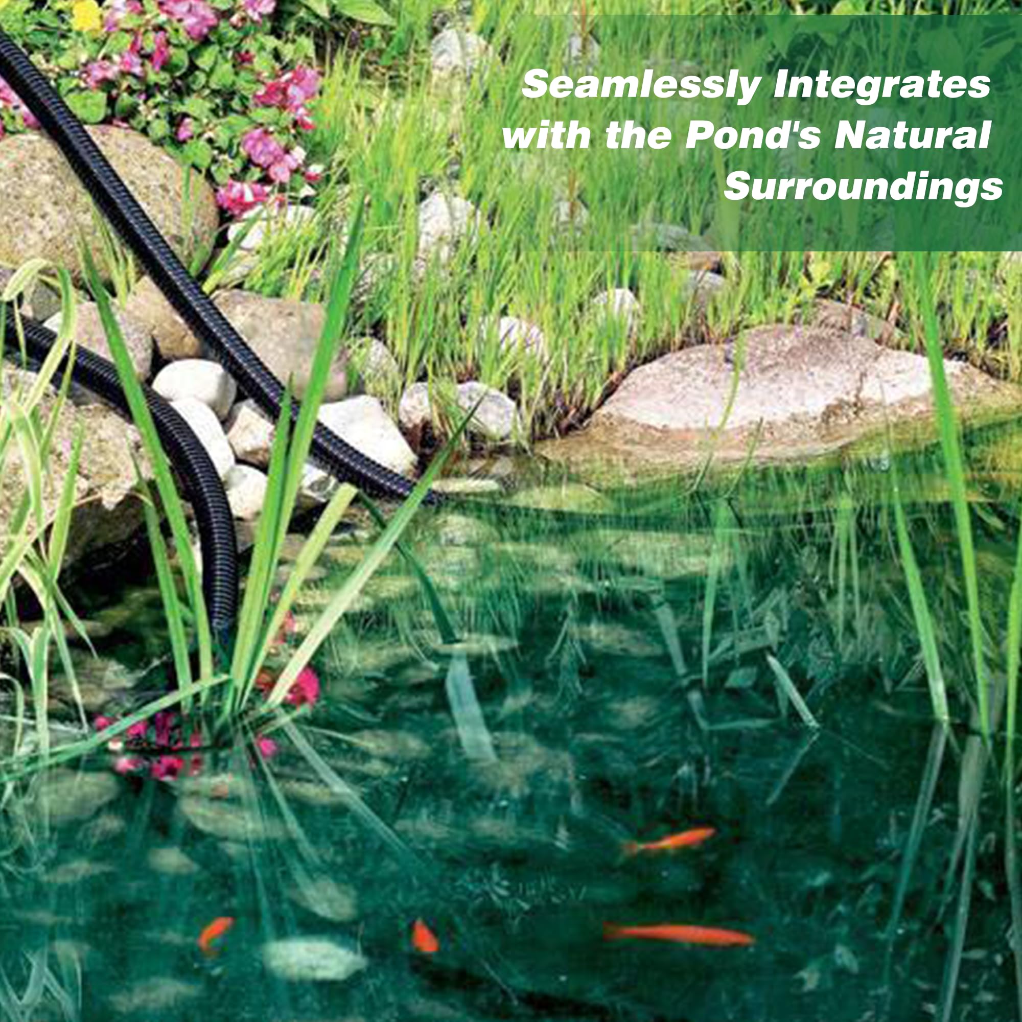 LONGRUNNEW durable outdoor hose withstands weather and years of garden features