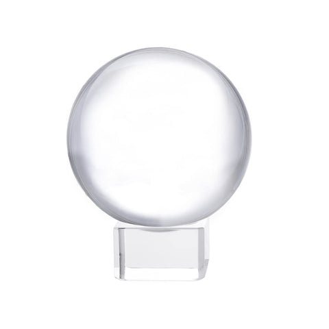 LONGWIN crystal ball 60mm front view enhances photography reflections