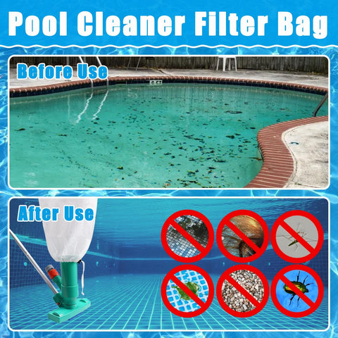 LonlyEagle fine mesh bags fit most pool vacuums for easy replacement