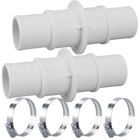 LonlyEagle pool hose adapter connector for 1-1/4 to 1-1/2 inch hoses, easy setup.