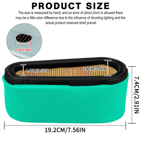 Lonsda pre-filter for B S 496894-496894S, side view traps dust