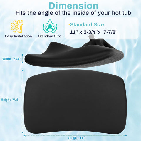 Lonsge Cal Spa headrest 3-pack delivers value and refresh.