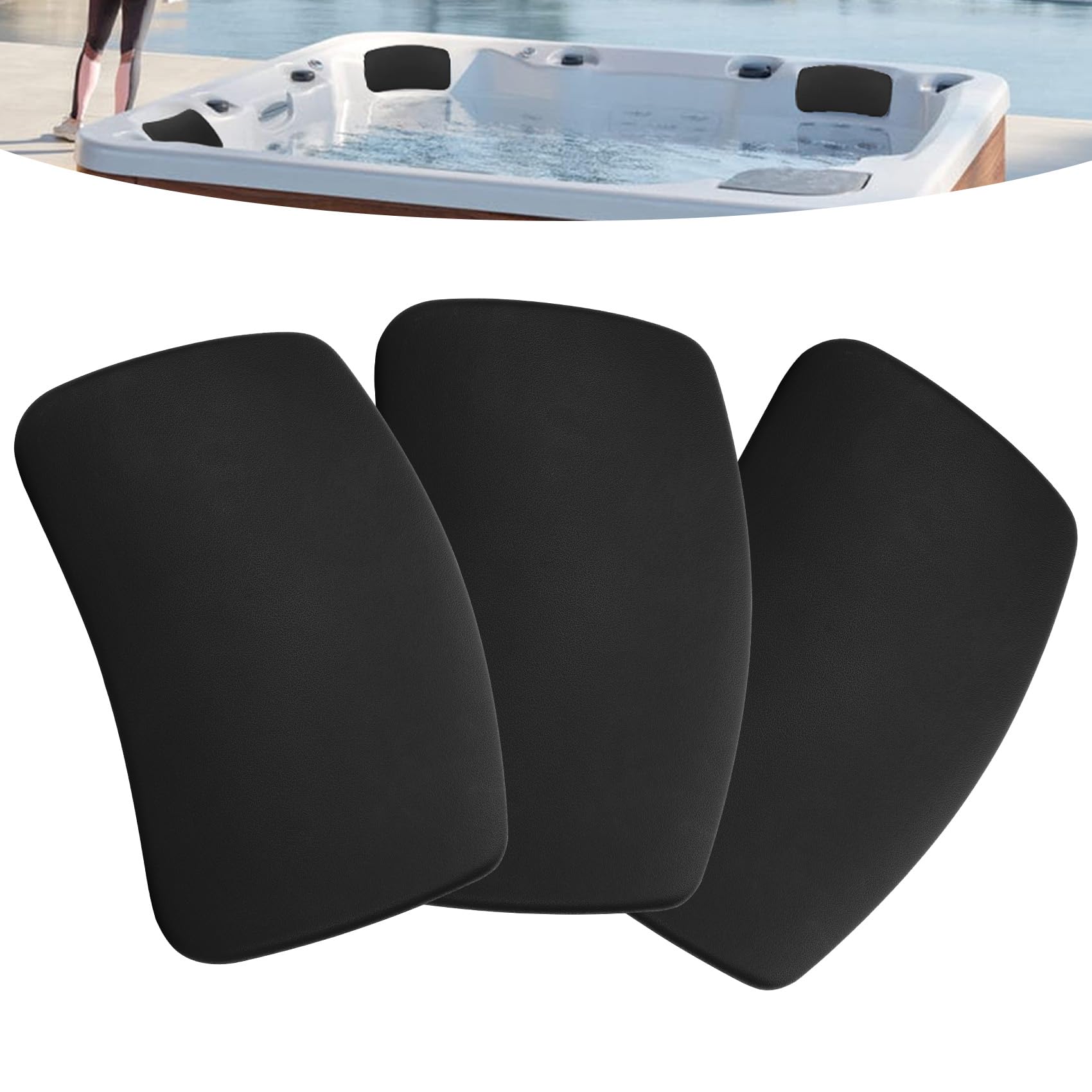 Lonsge Cal Spa pillow 3-pack compatible with 2020-2023 models and snug neck support.