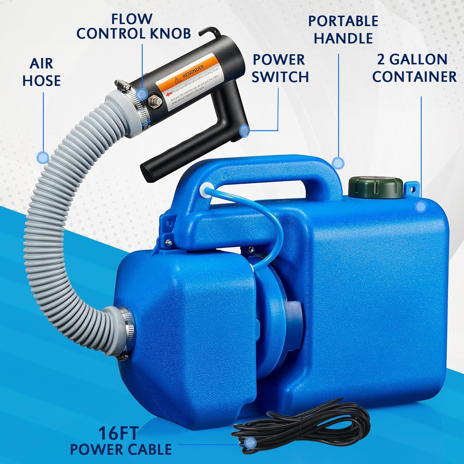 LONYEON removable tank for easy refilling during tasks