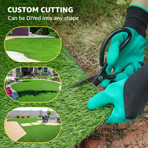LOOBANI durable turf with UV resistance for sunny or rainy days.