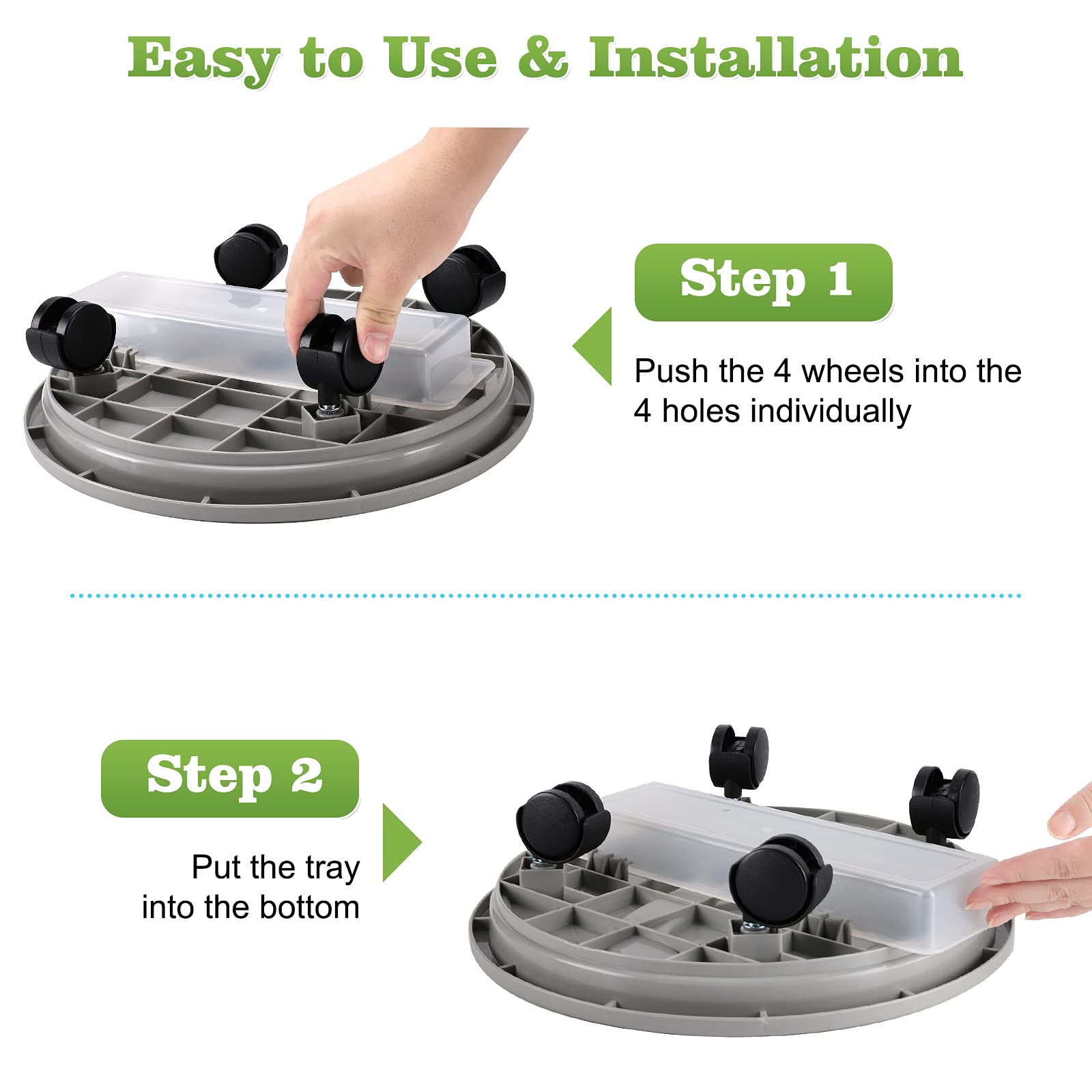 Durable green resin construction for long-lasting use
