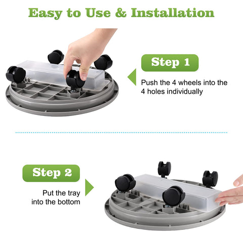 Durable green resin construction for long-lasting use