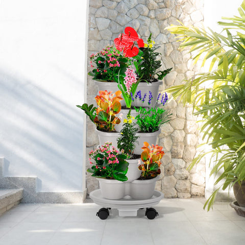 Three-pack Looca plant movers for multiple spaces or rooms
