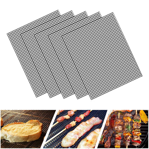 LOOCH grill mat set 5 reused multiple times for grilling