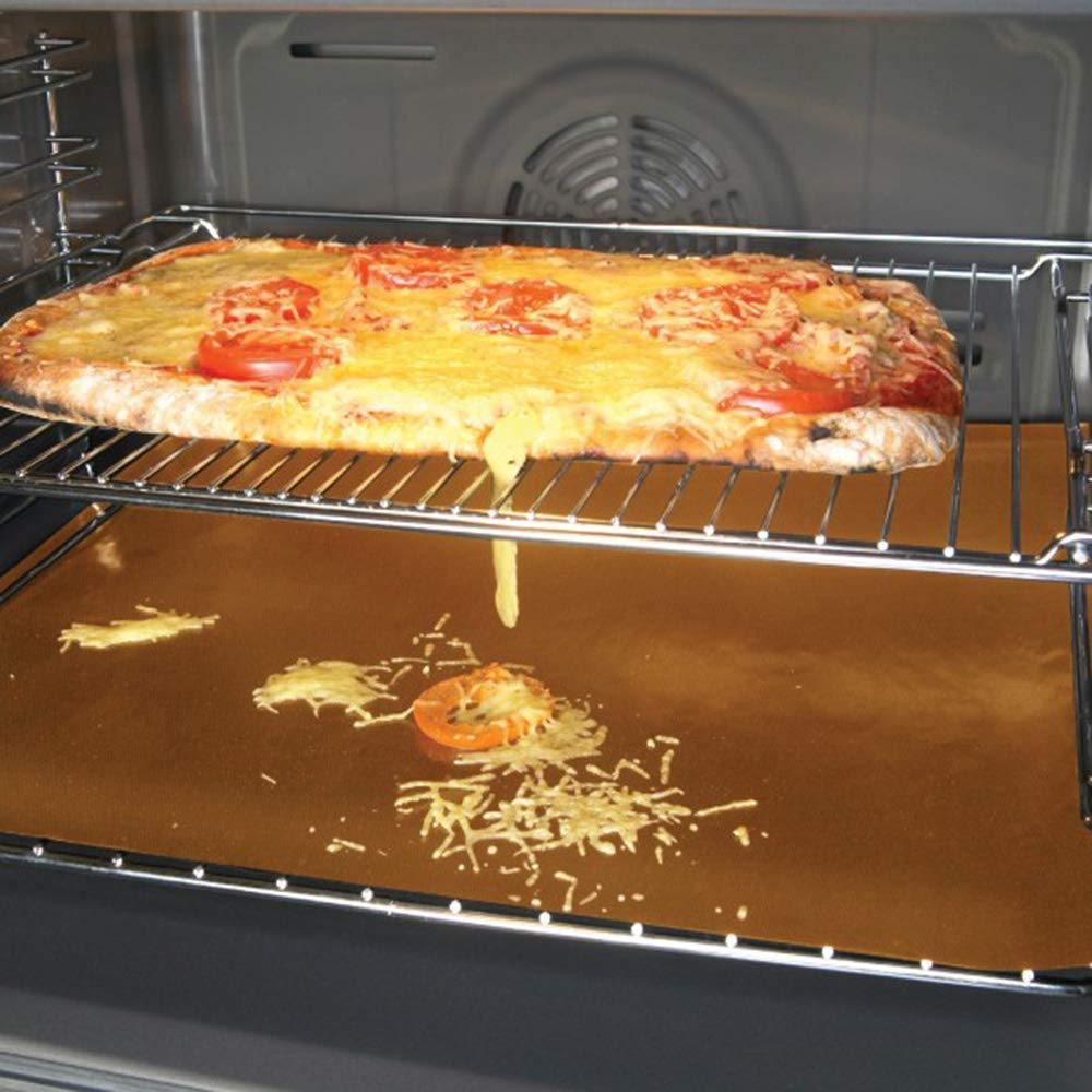 LOOCH copper grill mat multi-use suitable for meat, veggies, pizza, and eggs