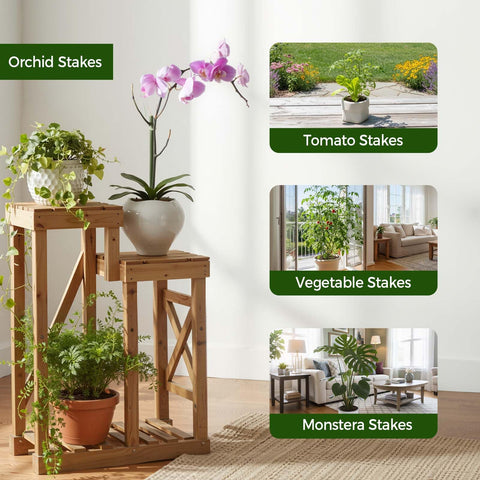 LOOHOI stackable design grows with plant height to minimize repotting.