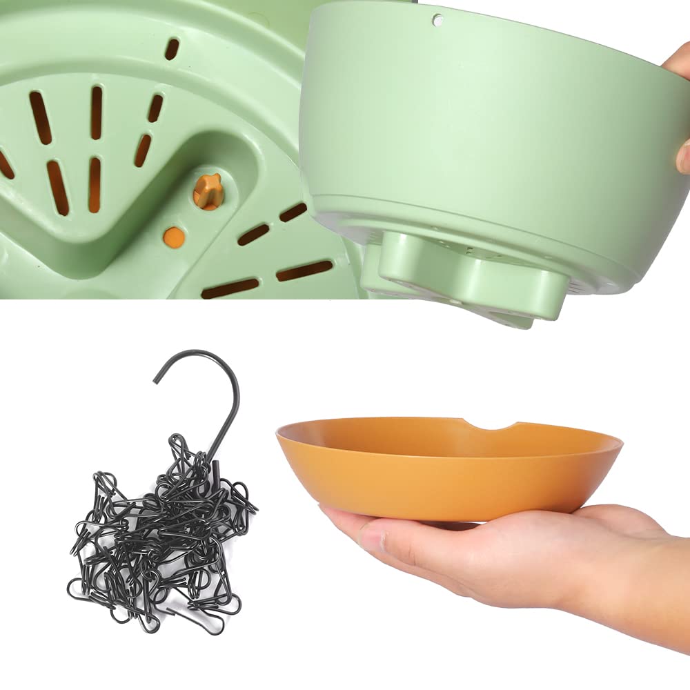 Lookat indoor-outdoor hanging planter with 3-rope hanger for secure display.