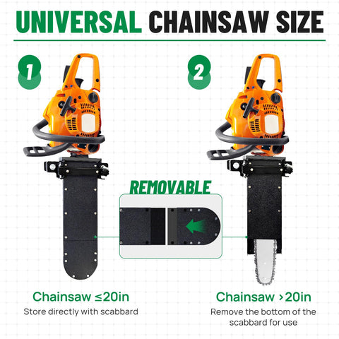 LookFox side-open door design enables quick access to long chainsaws during work