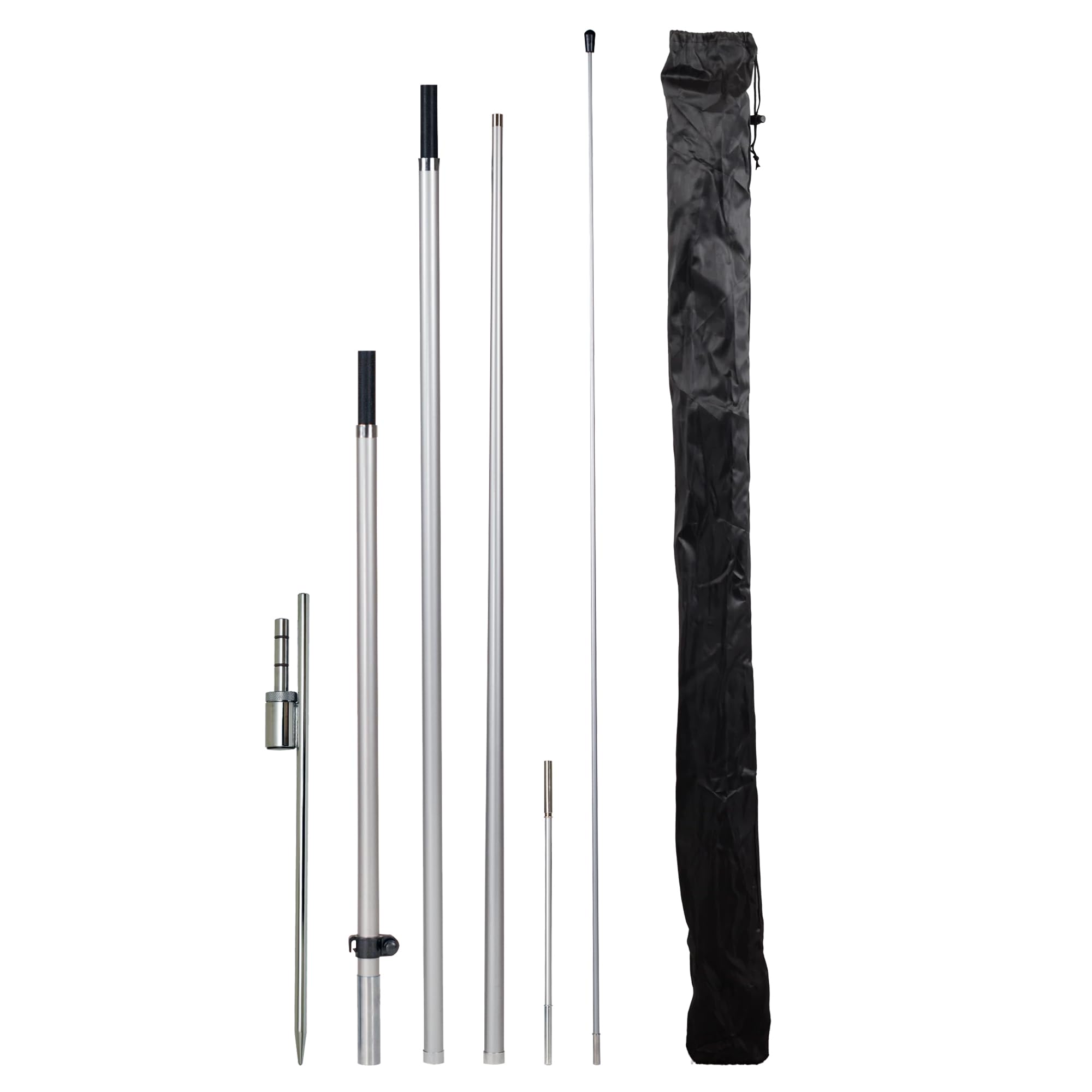 LookOurWay feather flag pole kit 13ft assembly boosts outdoor visibility