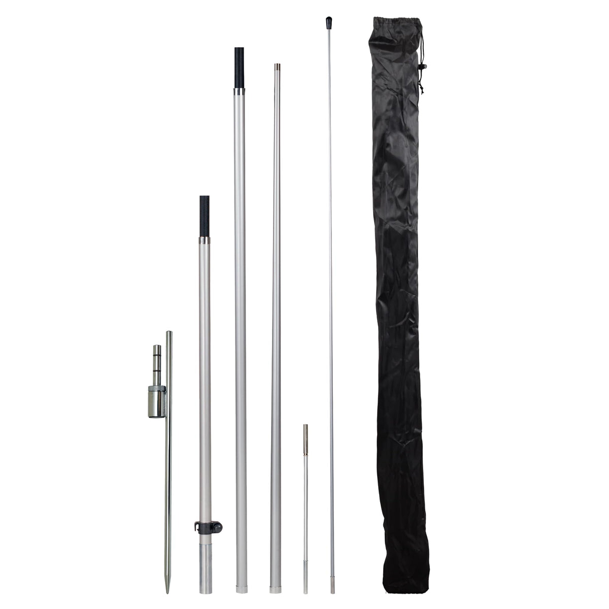 LookOurWay feather flag pole kit 13ft assembly boosts outdoor visibility