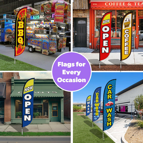 LookOurWay outdoor-banner-setup highlights high visibility for events and storefronts