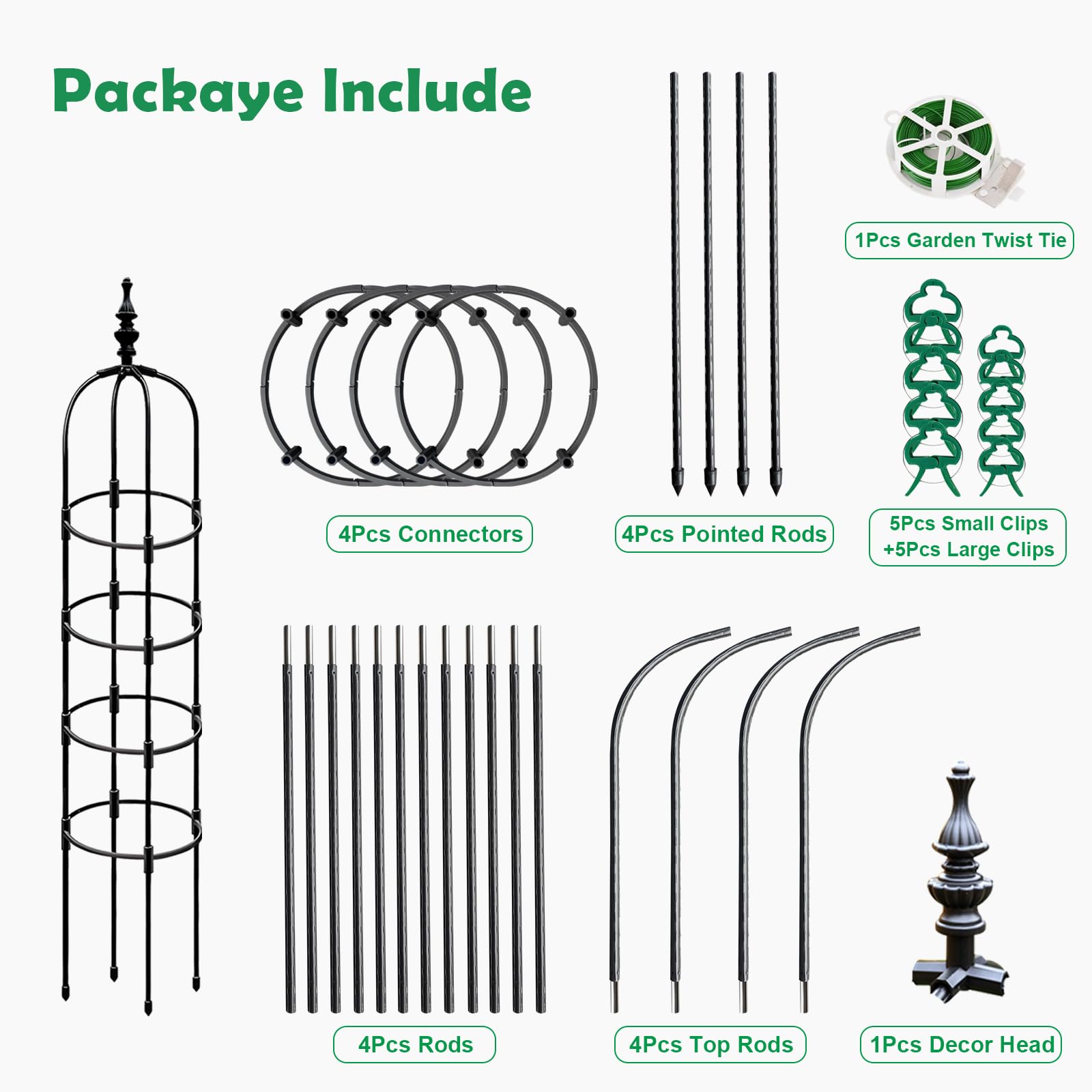 LOOMINGSX weatherproofed metal poles resist sun and rain for lasting use.