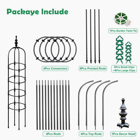 LOOMINGSX weatherproofed metal poles resist sun and rain for lasting use.