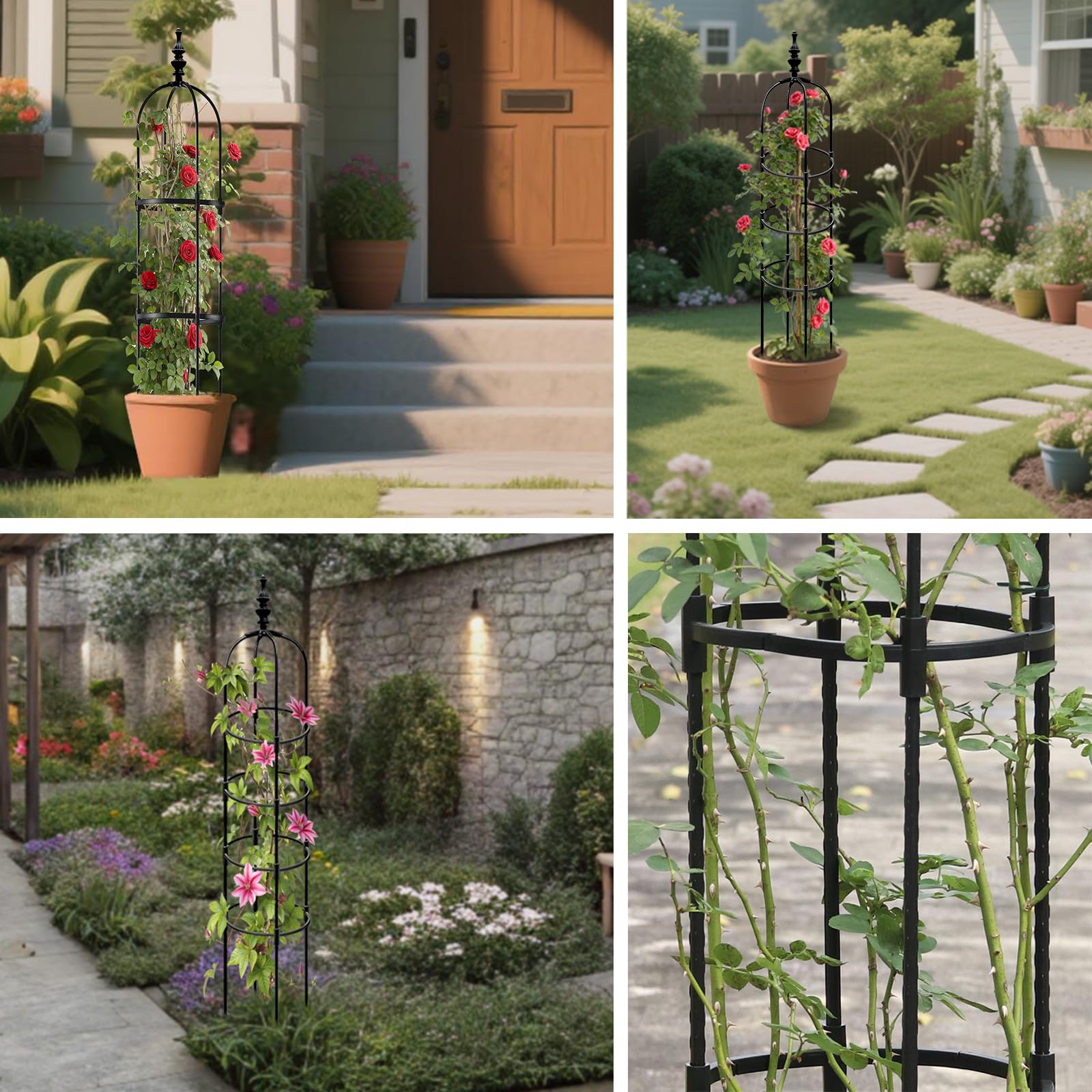 LOOMINGSX keeps vines upright and space-efficient for patios and balconies.