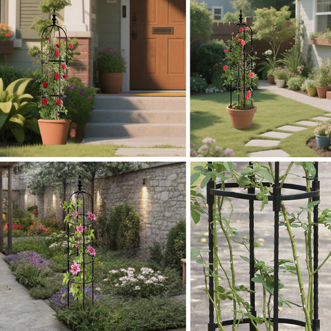 LOOMINGSX keeps vines upright and space-efficient for patios and balconies.