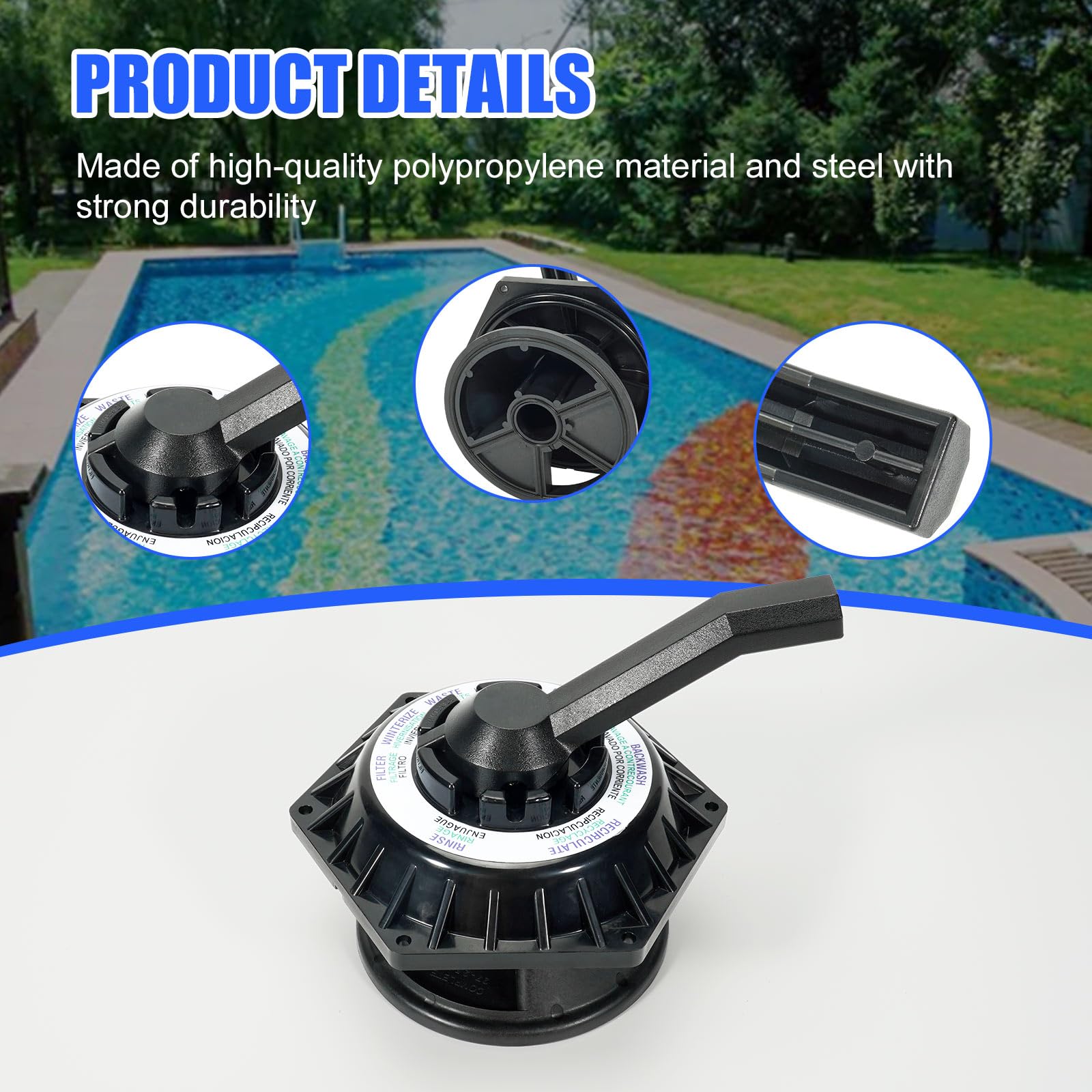 Loosoo replacement valve assembly set for quick swap without tools.