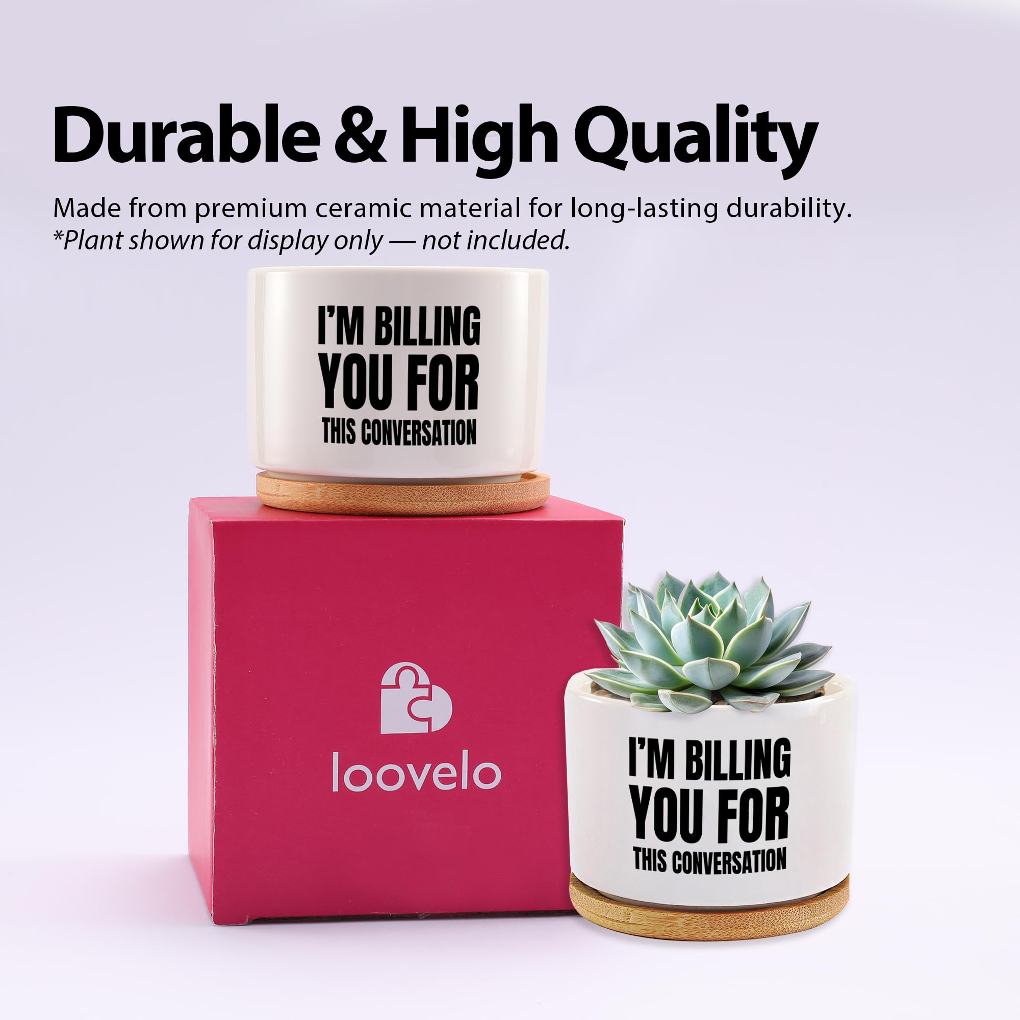 Loovelo bamboo tray paired with pot for a neat moisture-ready surface