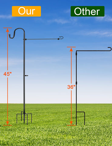 LOPANNY weatherproof metal stand ready for outdoor use across seasons