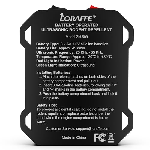 Loraffe heat-resistant unit withstands engine bay heat for durable use
