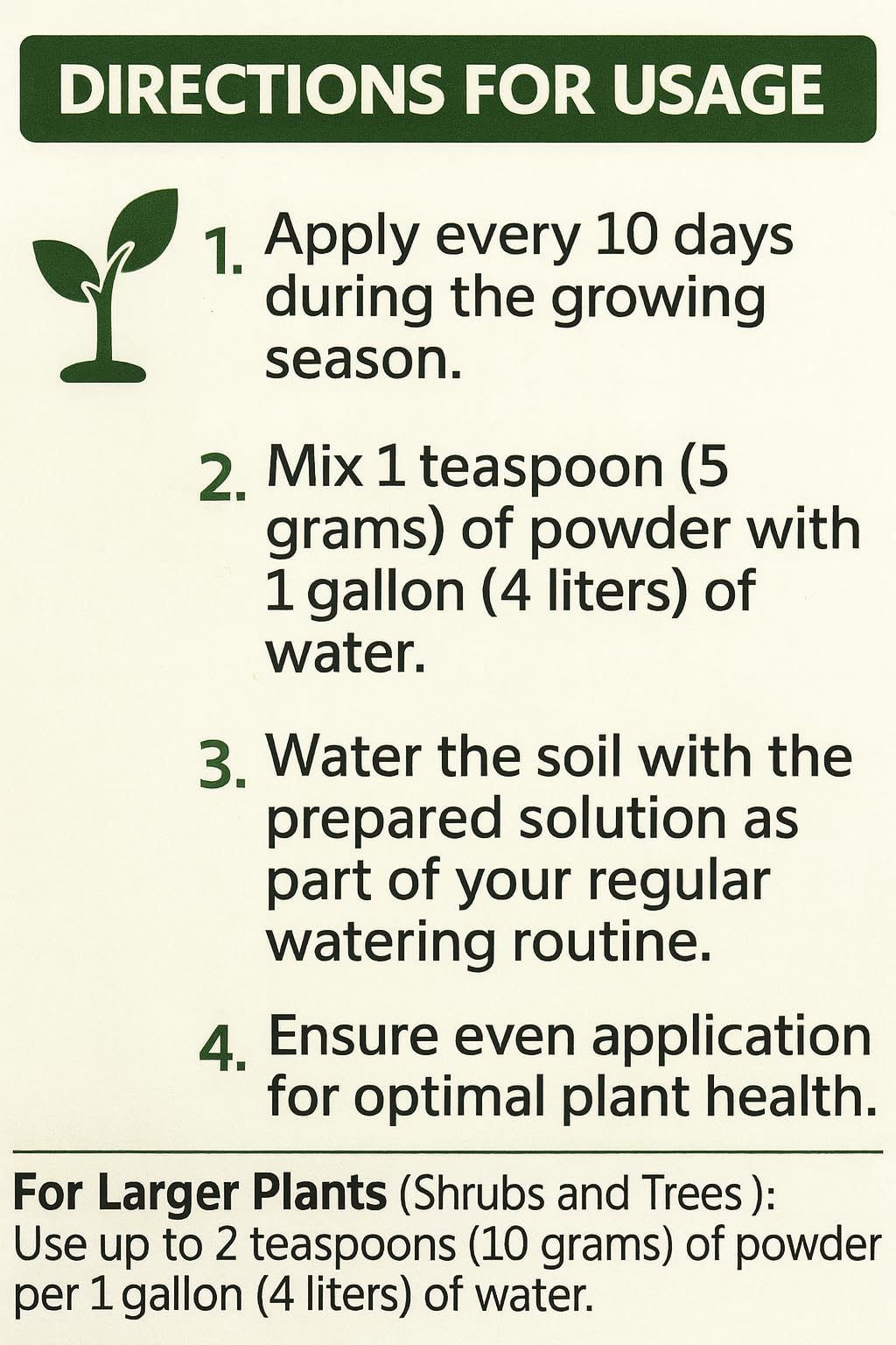 Lord of Millet Fish Emulsion Powder boosts fruit plants with essential nutrients.