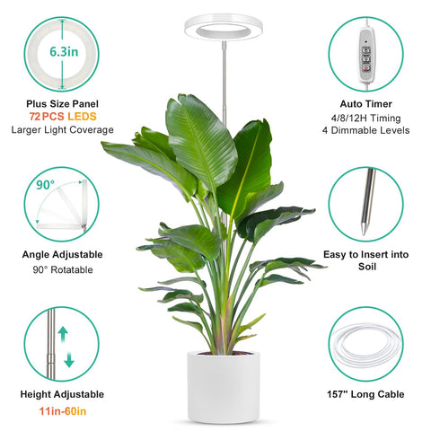 LORDEM auto on/off timer keeps plants on schedule daily