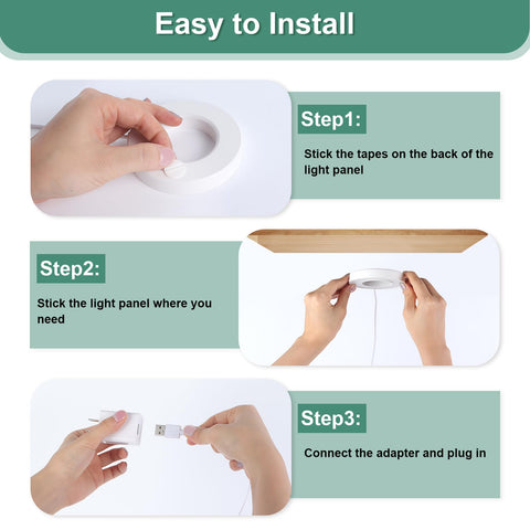 LORDEM easy-mount with double-sided tape for quick shelf or wall placement.