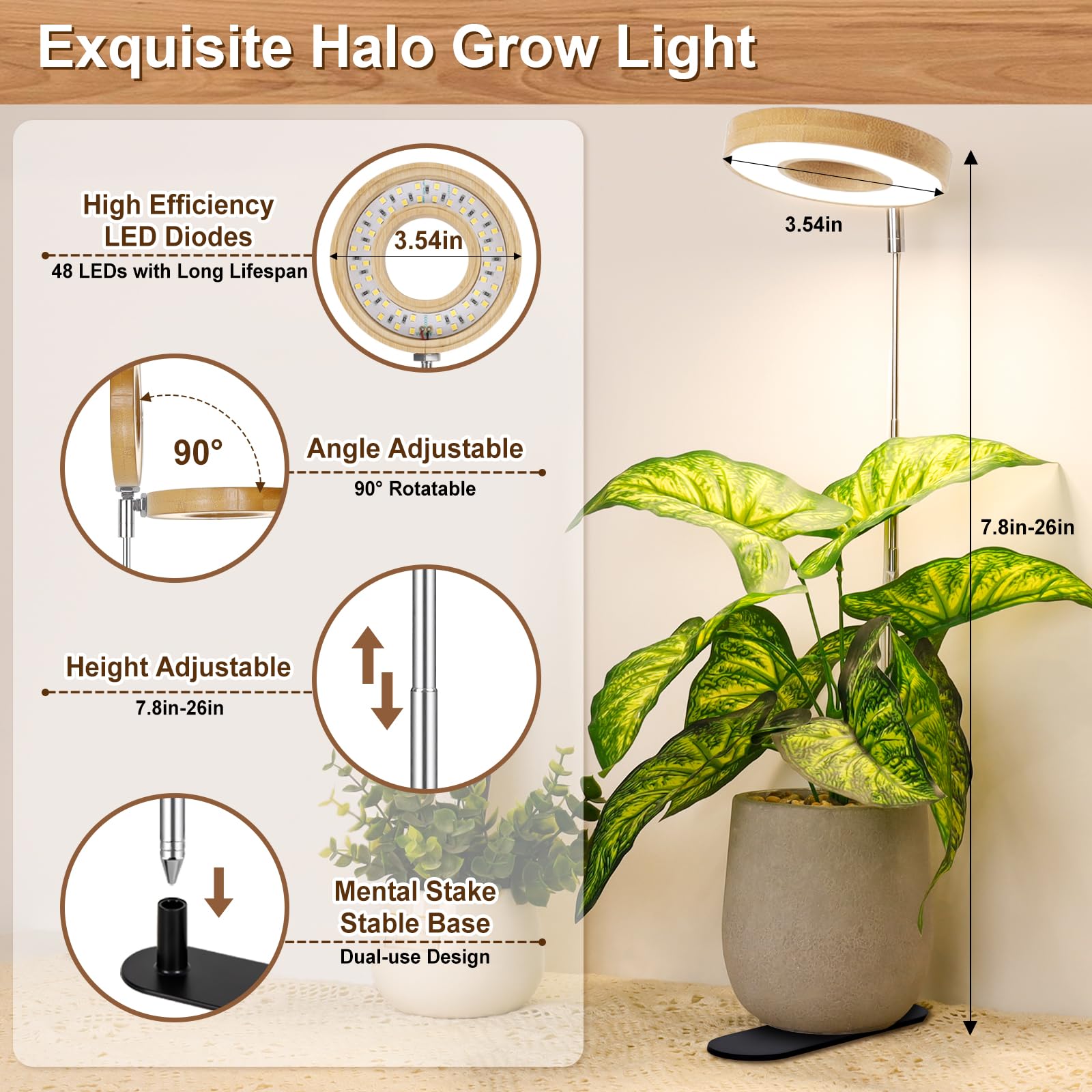 LORDEM full-spectrum LED array mimics sunlight for healthier growth.