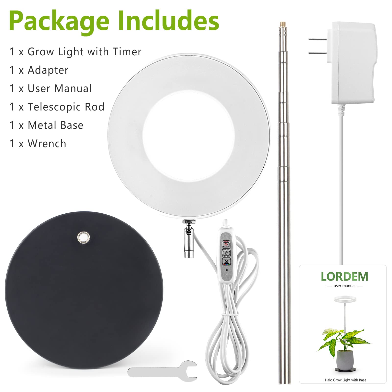 LORDEM perfect for seedlings, herbs, and ornamentals during indoor growing