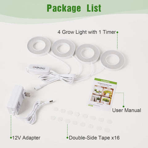 LORDEM Halo Grow Light warranty and support information