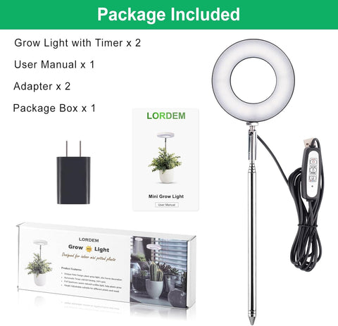 LORDEM height-adjustable stand adapts to various pots and plant sizes.