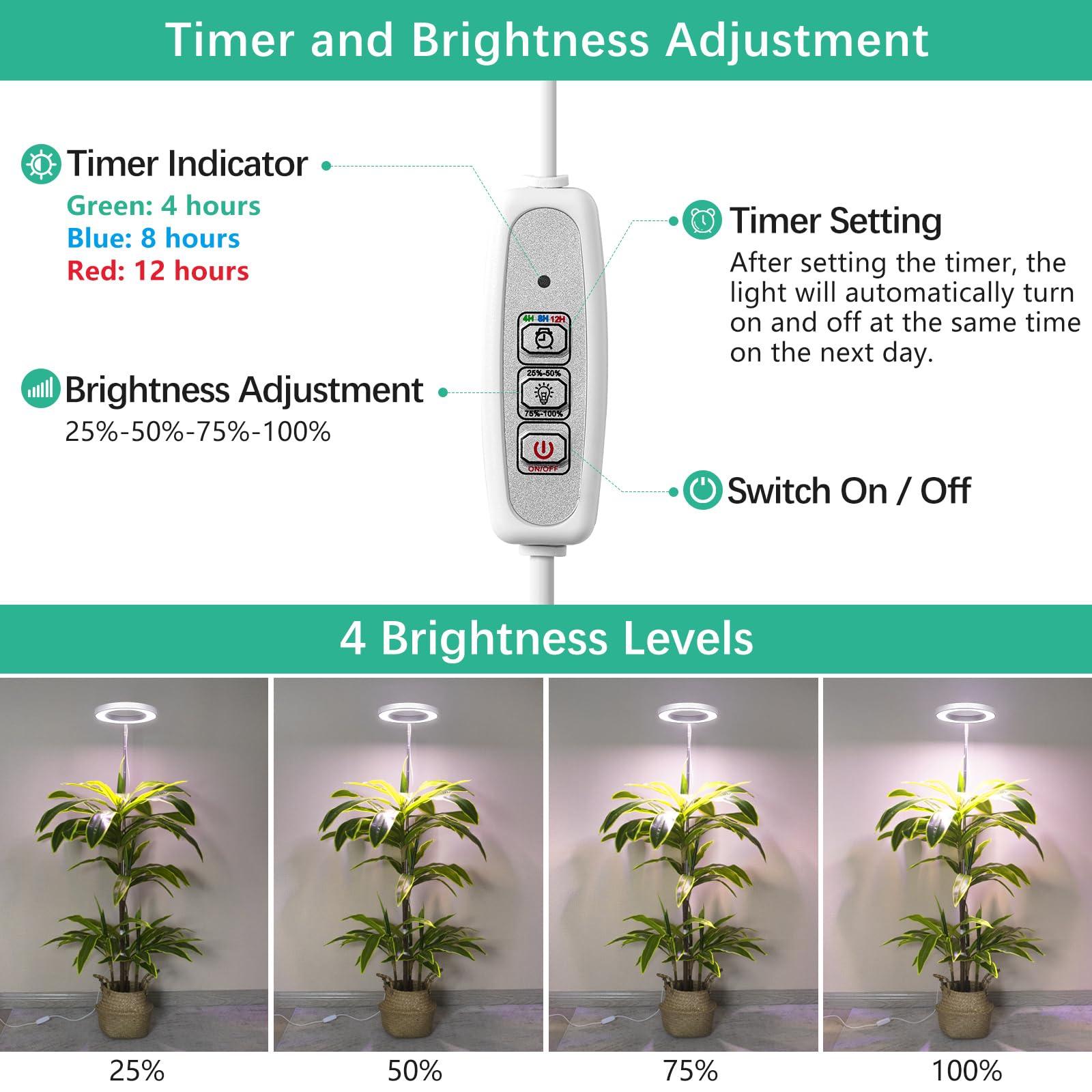 LORDEM telescopic height adjustment for optimal light distance